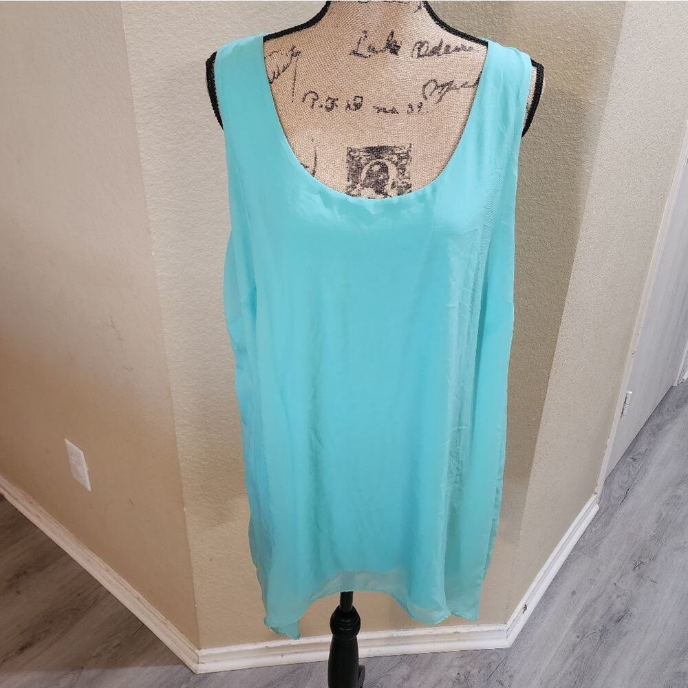 Cupio gauzy tunic length‎ tank top size 1X